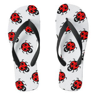 Chinelos de padrão Ladybird