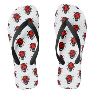 Chinelos de padrão Ladybird