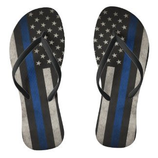 Chinelos de Sinalizador Americano de Linha Azul Fi