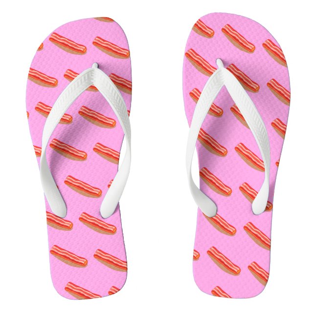 Chinelos Delicioso Bacon Engraçado  (Pé da cama)