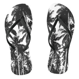 Chinelos Design de Palmeiras Tropicais
