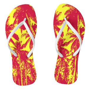 Chinelos Design de Palmeiras Tropicais