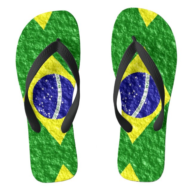 Chinelos Design de Sinalizador Brasileiro (Pé da cama)