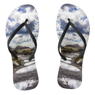 Chinelos Dia da Chuva em Torres Del Paine NP