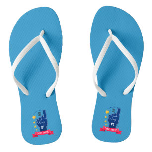 Chinelos Dia de os pais Personalizado de Nome Personalizado