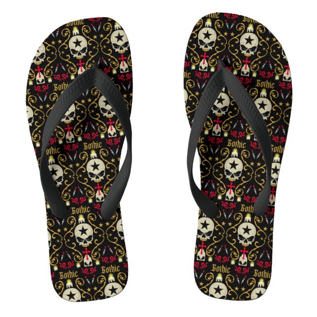 Chinelos Dia do gótico 22 de maio (Pé da cama)