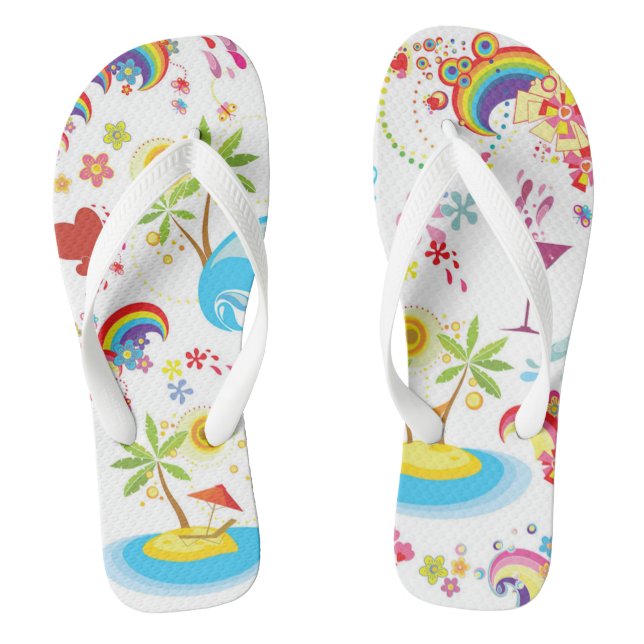 Chinelos Diversão de Verão (Pé da cama)