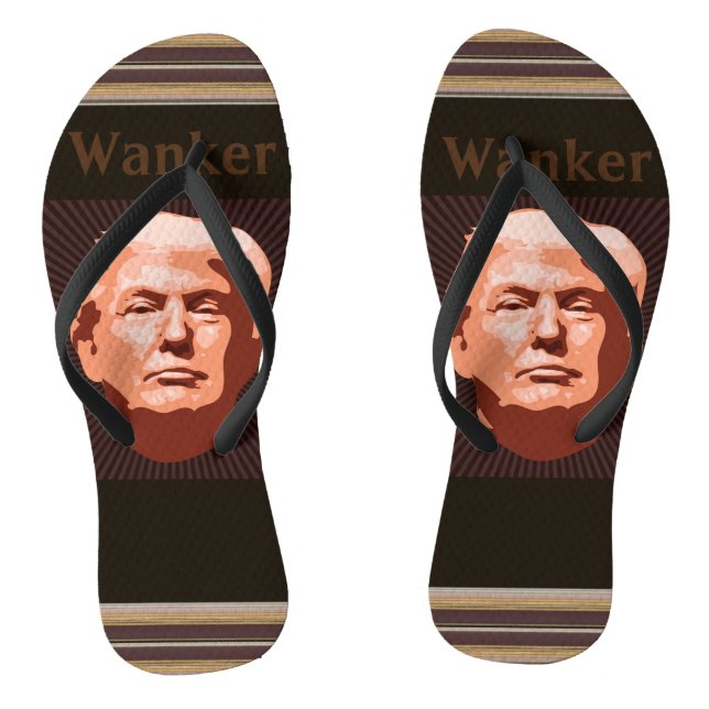 Chinelos do Trump Wanker (Pé da cama)