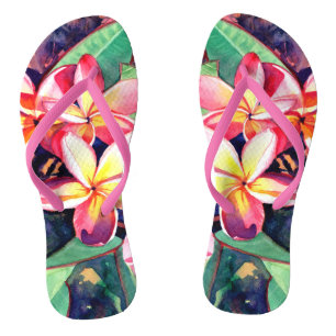 Chinelos Doce Aloha Plumeria Slippers