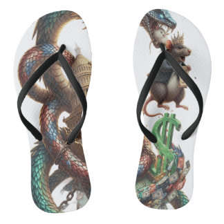 Chinelos Dragon & Mouse Power Flip-Flops – Fantasy Meets Fo