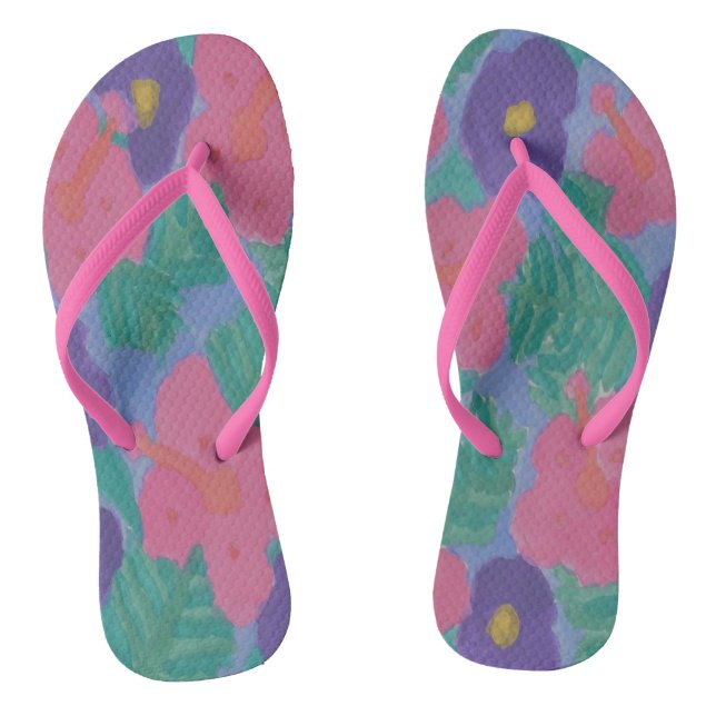 Chinelos Dreamy Hibiscus Flipflops (Pé da cama)