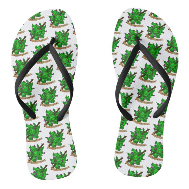 Chinelos Druid Dice Design (Pé da cama)