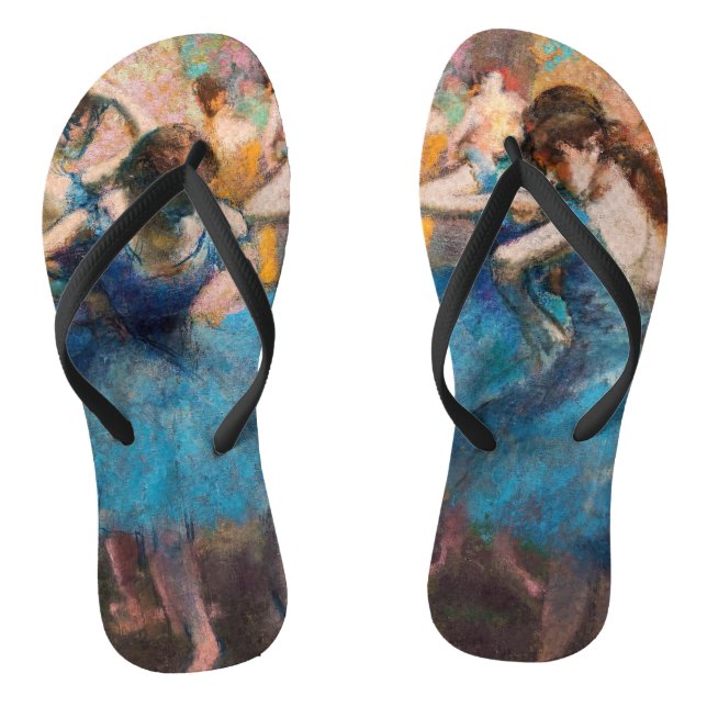 Chinelos Edgar Degas - Dançarinas em azul (Pé da cama)
