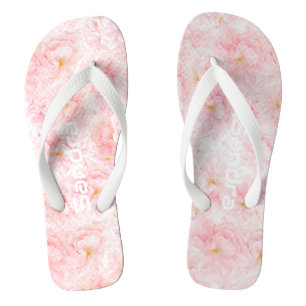 Chinelos Elegante Cherry Blossom Patterno Design