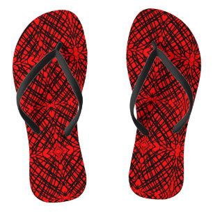Chinelos Escrivora Simples   Inclinação Espelho   Vermelho 