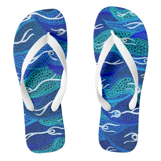 Chinelos Espíritos Australianos e Aborígenes da Água (Pé da cama)