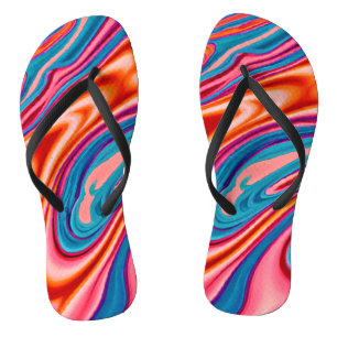 Chinelos Esquema de Cores Artístico