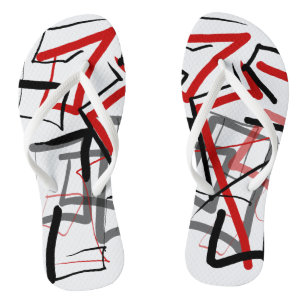 Chinelos Estilo livre de ziguezague