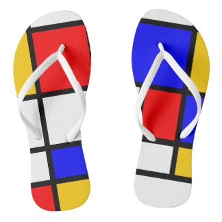 Chinelos Estilo Mondrian