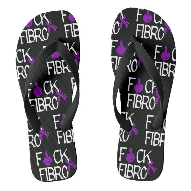 CHINELOS F#CK FIBRO (Pé da cama)