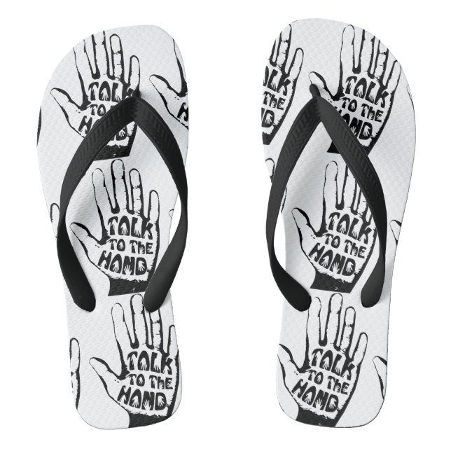 Chinelos Fale Com A Mão (Pé da cama)