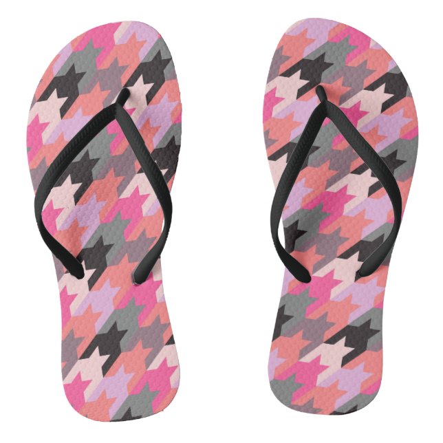 Chinelos Fashion Vintage - Na moda moderno de padrão (Pé da cama)