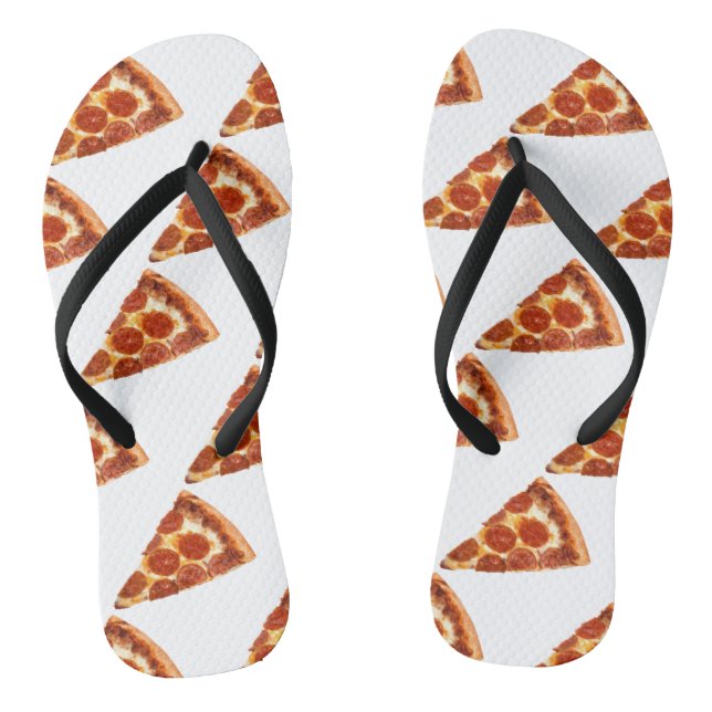 Chinelos Fatia de pizza de pepperoni clássica derretida do  (Pé da cama)