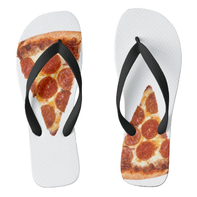 Chinelos Fatia de pizza de pepperoni clássica derretida do  (Pé da cama)