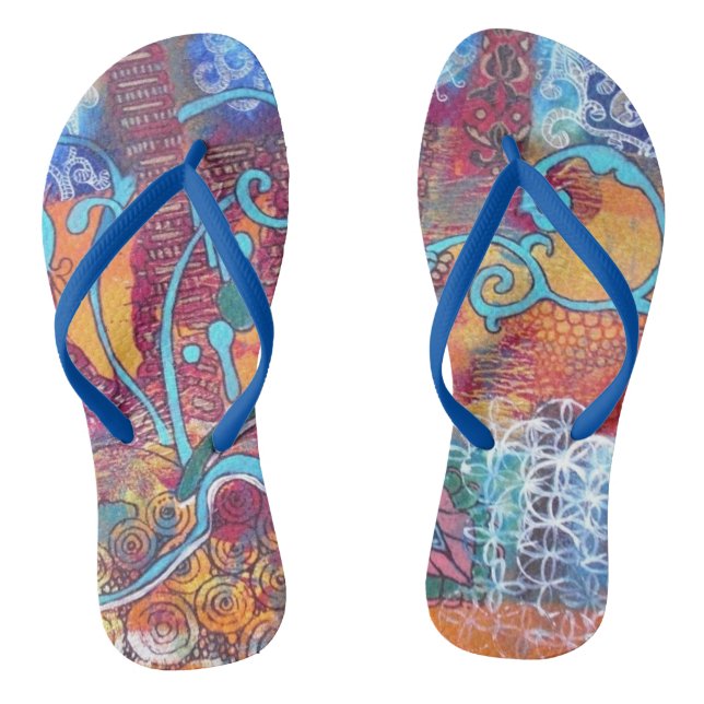 chinelos "Feliz dia" (Pé da cama)