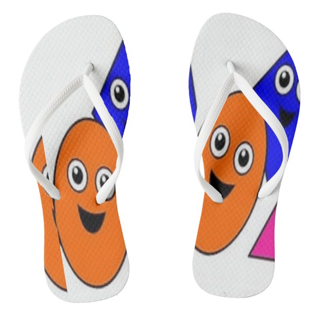 Chinelos feliz e sorriso (Pé da cama)