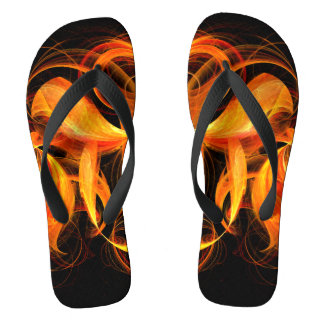 Chinelos Fireball Abstrato Art