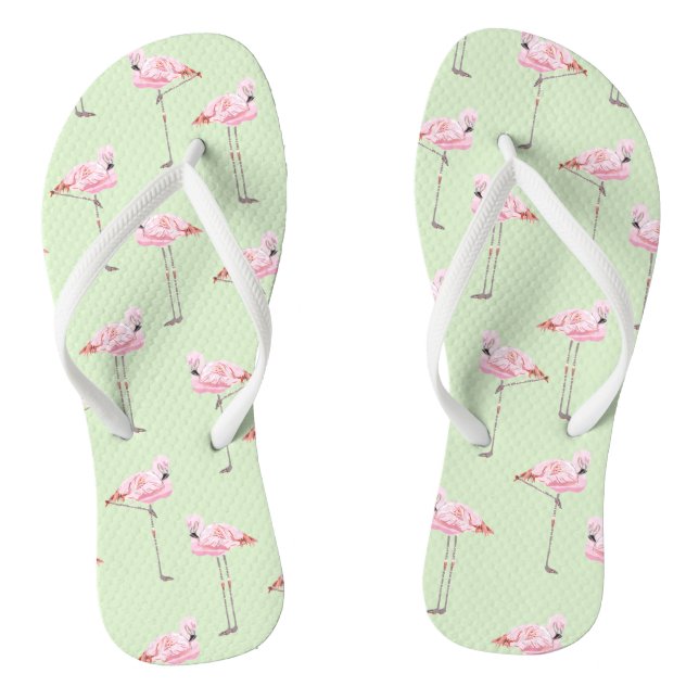Chinelos FLAMINGO PARK MINT Slim Strap FlipFlops (Pé da cama)