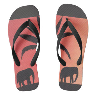 Chinelos Flip-flops com Design de elefante