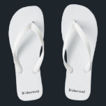 Chinelos Flip-flops da dama de honra<br><div class="desc">Flip-flops da dama de honra</div>