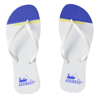 Chinelos Flip-flops do logotipo do AZUREST