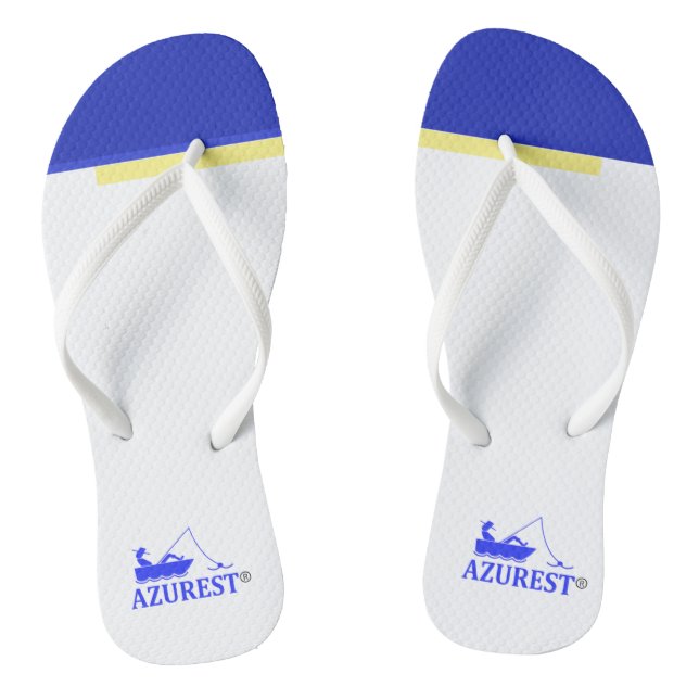 Chinelos Flip-flops do logotipo do AZUREST (Pé da cama)