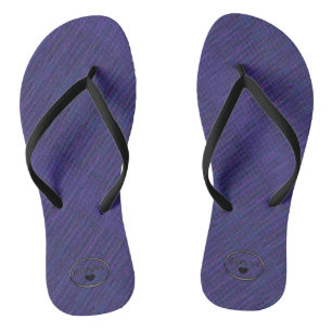 Chinelos Flip-Flops HAMbyWG - Combinação Roxa Profunda