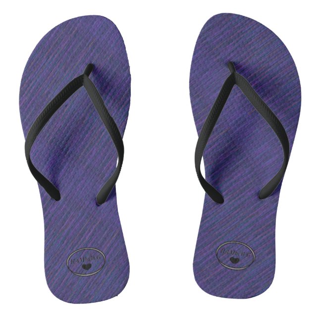 Chinelos Flip-Flops HAMbyWG - Combinação Roxa Profunda (Pé da cama)