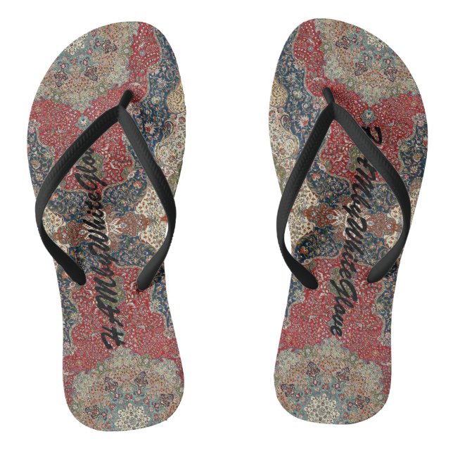 Chinelos Flip-Flops HAMbyWG - Design boêmico (Pé da cama)