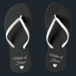 Chinelos Flip-Flops - Heart Fab Matron of Honor<br><div class="desc">Chinelos para os membros do seu Partido Bridal! Facilmente personalizável,  altere as cores da precinta,  as cores únicas,  adicione texto ou outras imagens!</div>