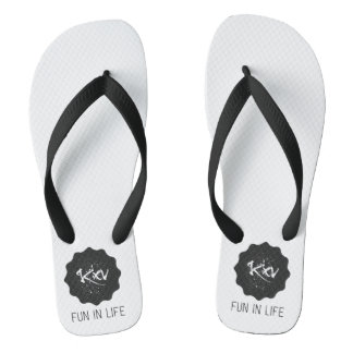 Chinelos Flip Flops Paar Fun in Life