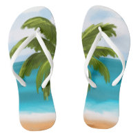 Flip-Flops Personalizados da Árvore Palm- faça alt