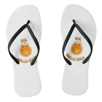 Chinelos Flip Flops with Sol Brillo Sola Logo | Inspiration