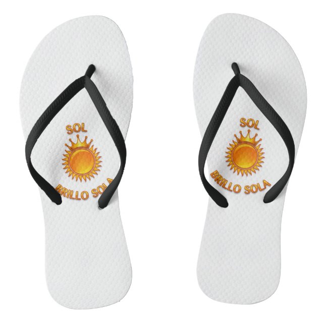 Chinelos Flip Flops with Sol Brillo Sola Logo | Inspiration (Pé da cama)