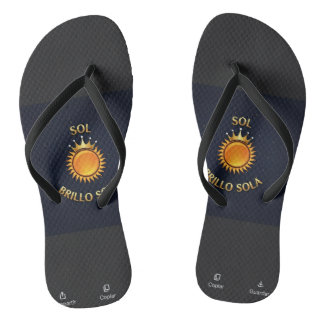 Chinelos Flip Flops with Sol Brillo Sola Logo | Inspiration