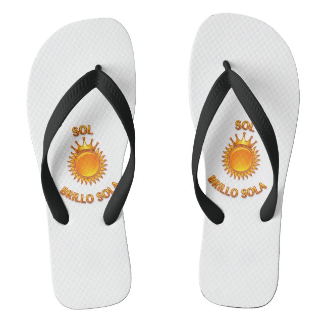 Chinelos Flip Flops with Sol Brillo Sola Logo | Inspiration (Pé da cama)
