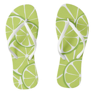 Chinelos FlipFlops do Limão de Citros de Verão