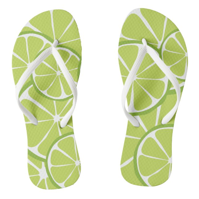 Chinelos FlipFlops do Limão de Citros de Verão (Pé da cama)