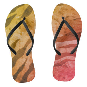 Chinelos Flipflops Safari de Impressão Animal