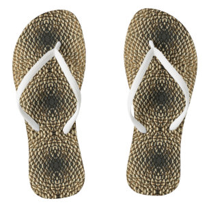Chinelos Fllip Flops - Padrão Centralizado De Sementes De G